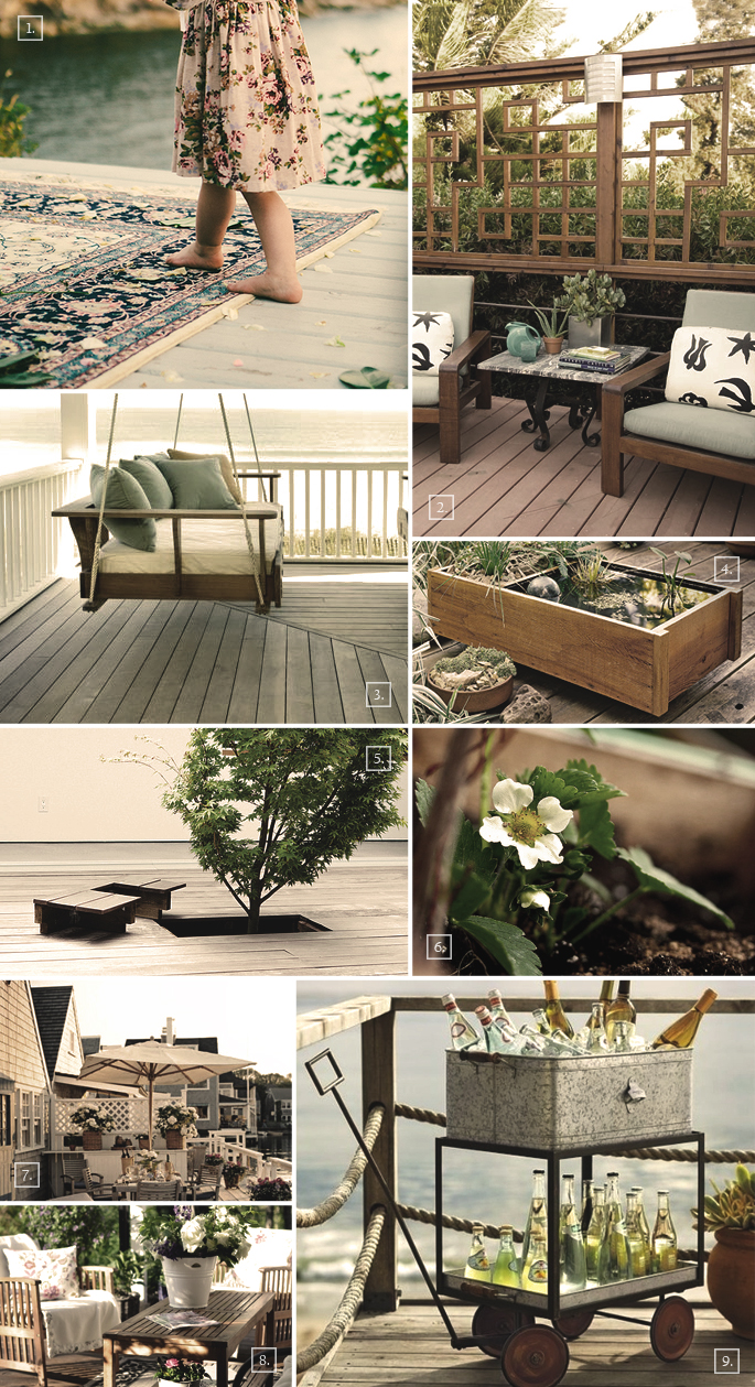 Deck Decor Ideas Mood Board | Home Tree Atlas