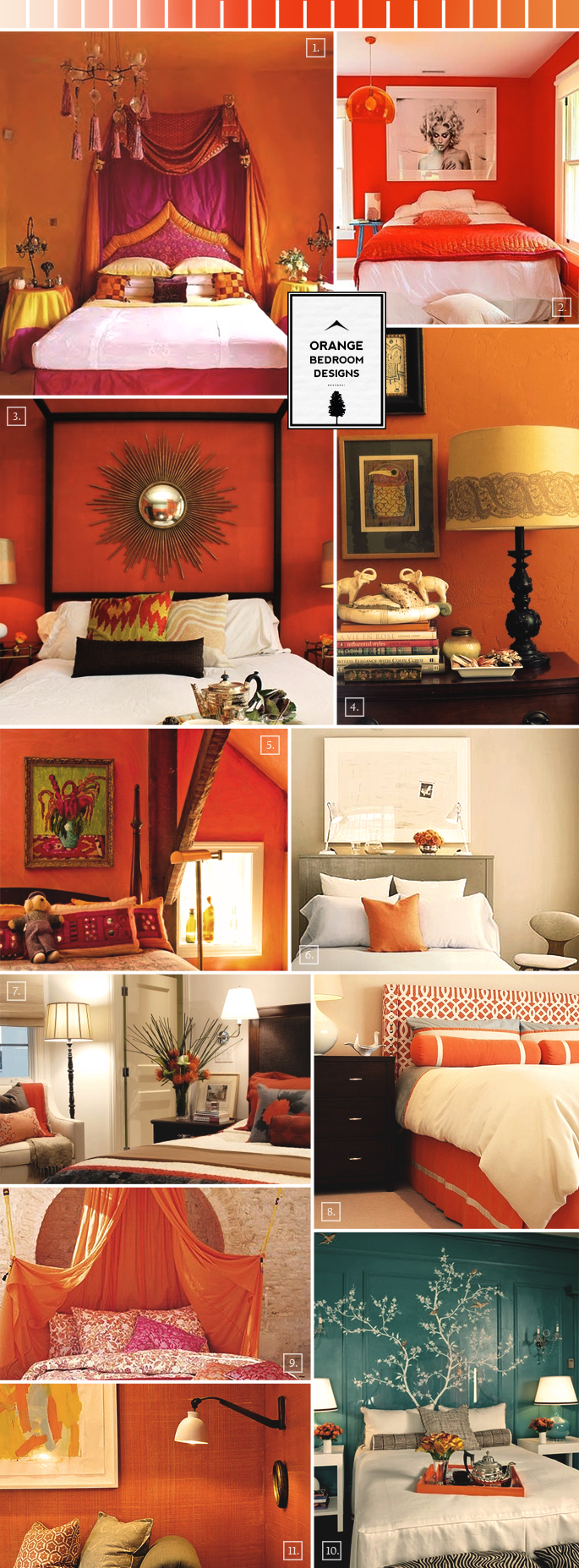 ... orange bedroom ideas is how much orange this comes down to personal